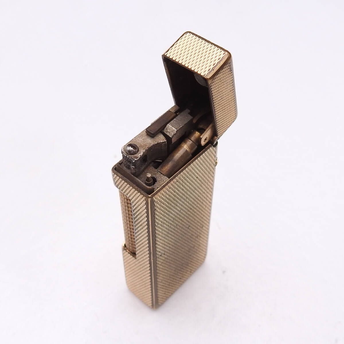 ゴールド×柄物