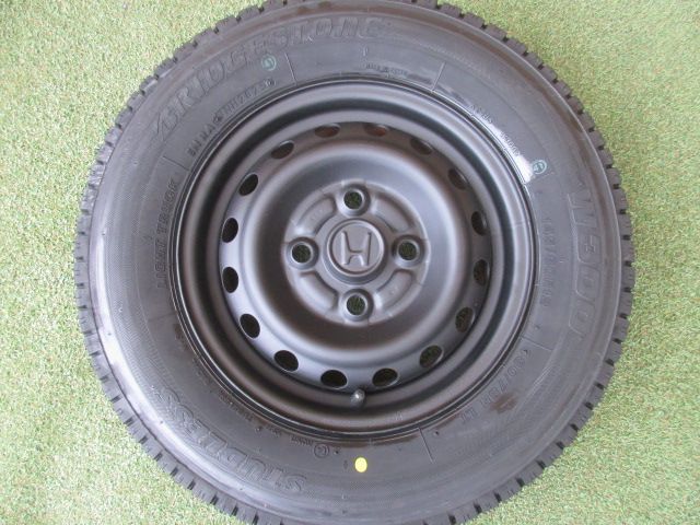 み ホンダ純正スチール 145 80R12LT スタッドレスタイヤ４本SET アクティ バモス ストリート