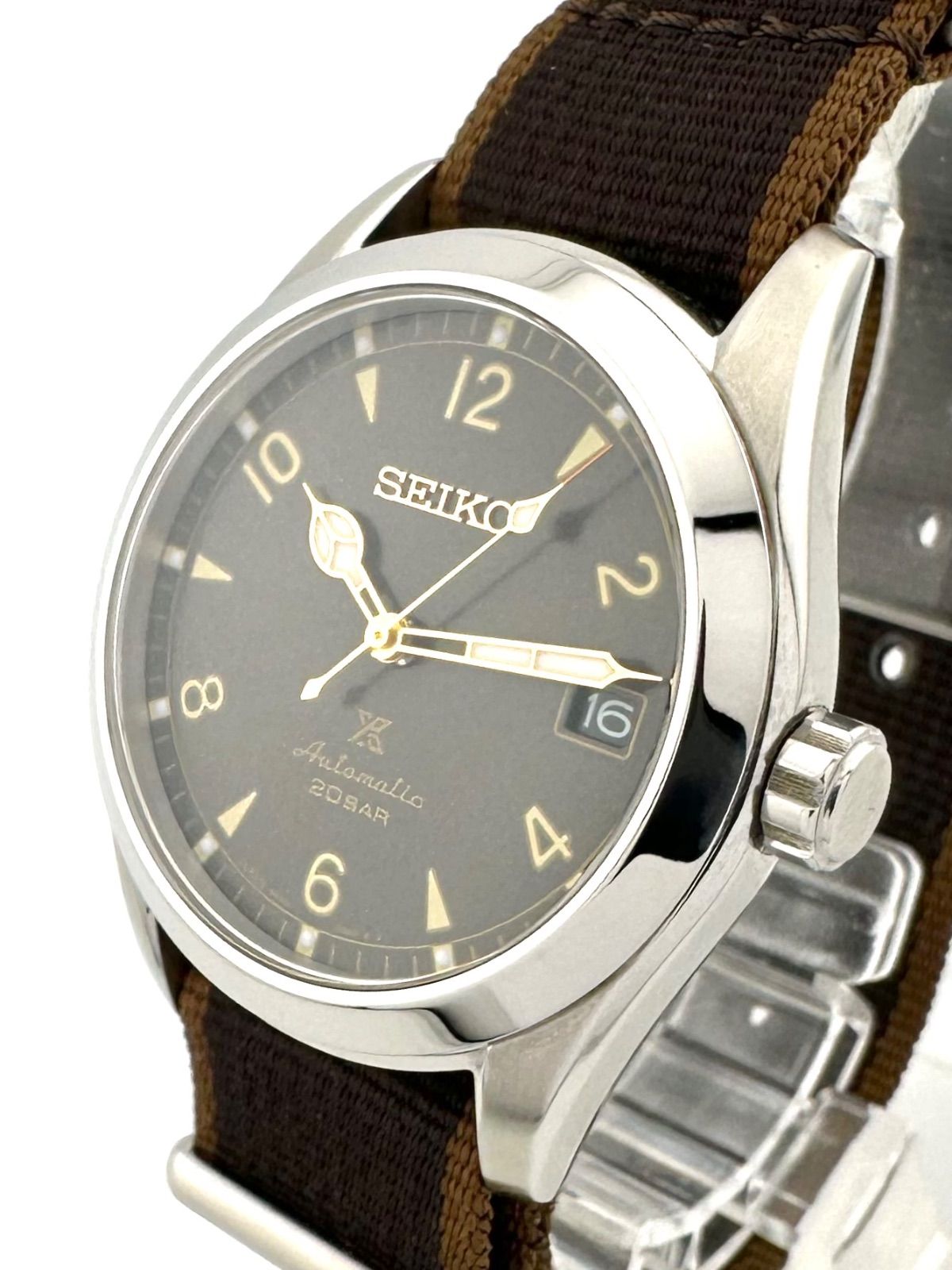 【極美品】SEIKO 6R35-01B0 SBDC137 アルピニスト 自動巻き 極美品】SEIKO 6R35-01B0 SBDC137 アルピニスト 自動巻き