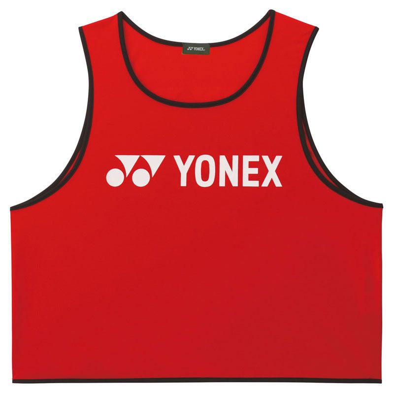 YONEX （ヨネックス） サッカー ゲームシャツ・パンツ ユニビブス(10枚セット) 【レッド】 FW4003 001 ビブス ビブス メンズ・レディース 男性用・女性用 レッド 赤 25SS {NP} ヨネックス YONEX ユニビブス サッカー ウェア(ユニ) (FW4003)、(001