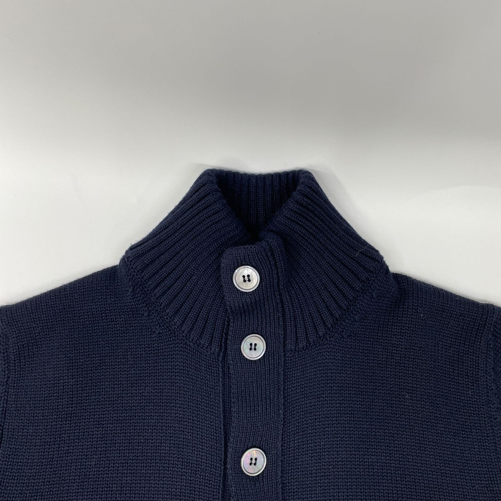 ZANONE CHIOTO スタンドカラーカーディガン 48 ネイビー 【公式通販】