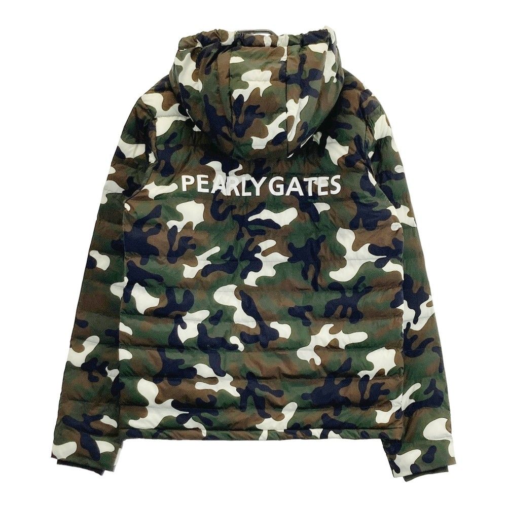 サイズ：4 PEARLY GATES パーリーゲイツ  中綿プルオーバー カモフラ カーキ系 [240101457901] ゴルフウェア メンズ ストスト サイズ：4 PEARLY GATES パーリーゲイツ 中綿プルオーバー