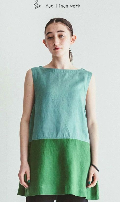 fog linen work フォグリネンワーク イデリーナ トップ ヴェール