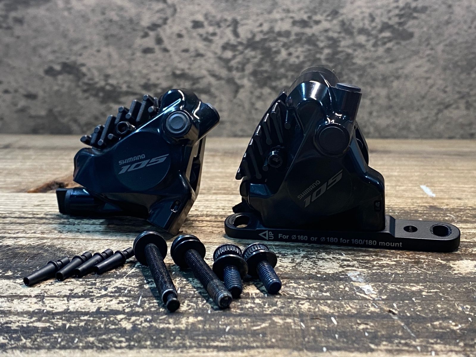 JJ336 シマノ SHIMANO 105 BR-R7170 ディスクブレーキキャリパー セット 油圧