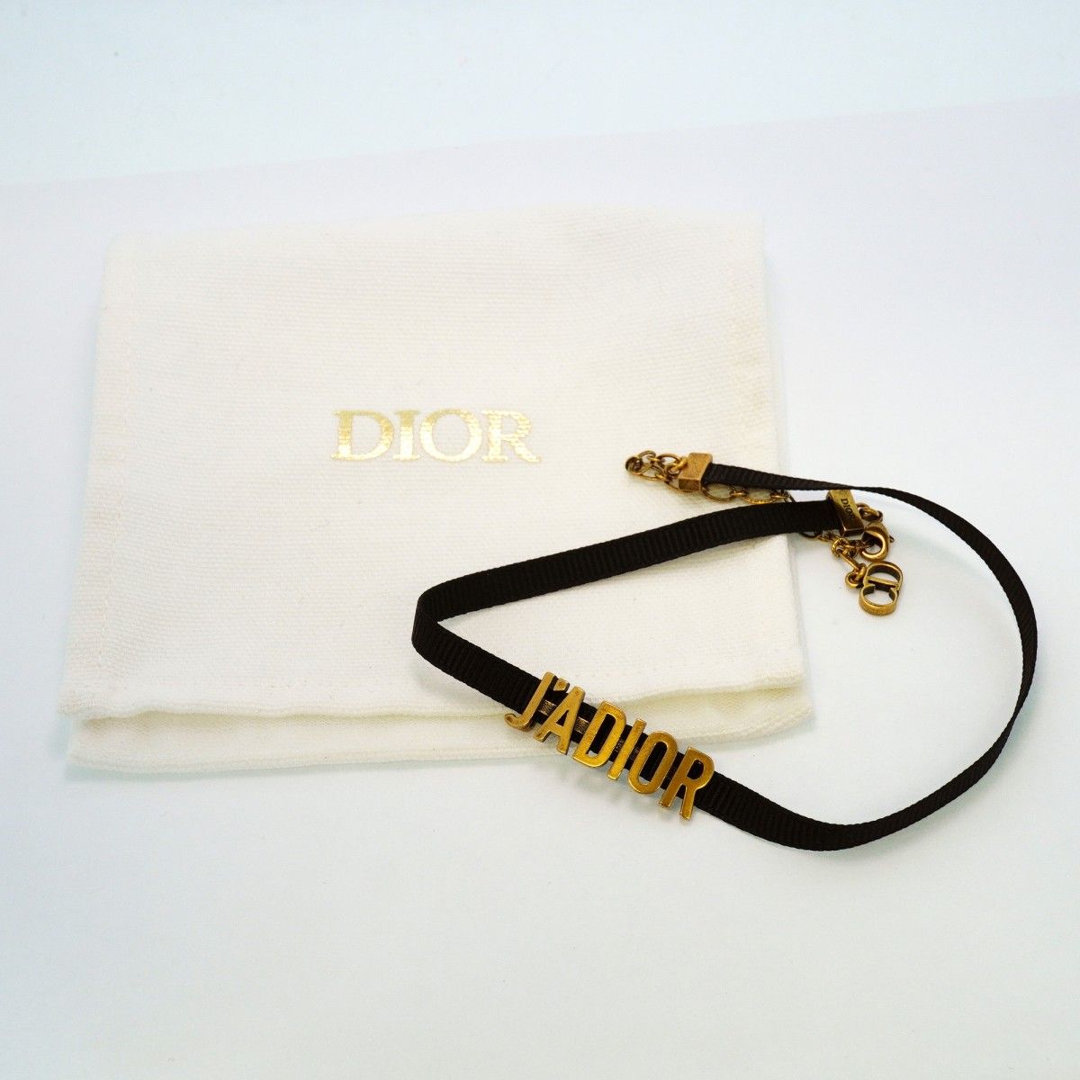 Christian Dior ディオール ハートモチーフ ラインストーン ブレス 