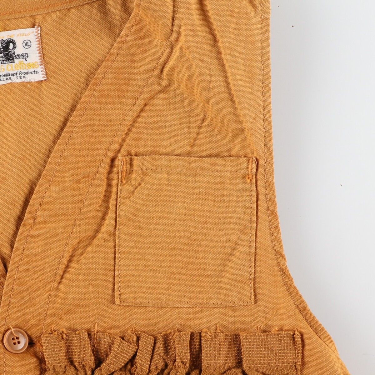 古着 70年代 BLACK SHEEP ハンティングベスト 日本製 メンズXL 