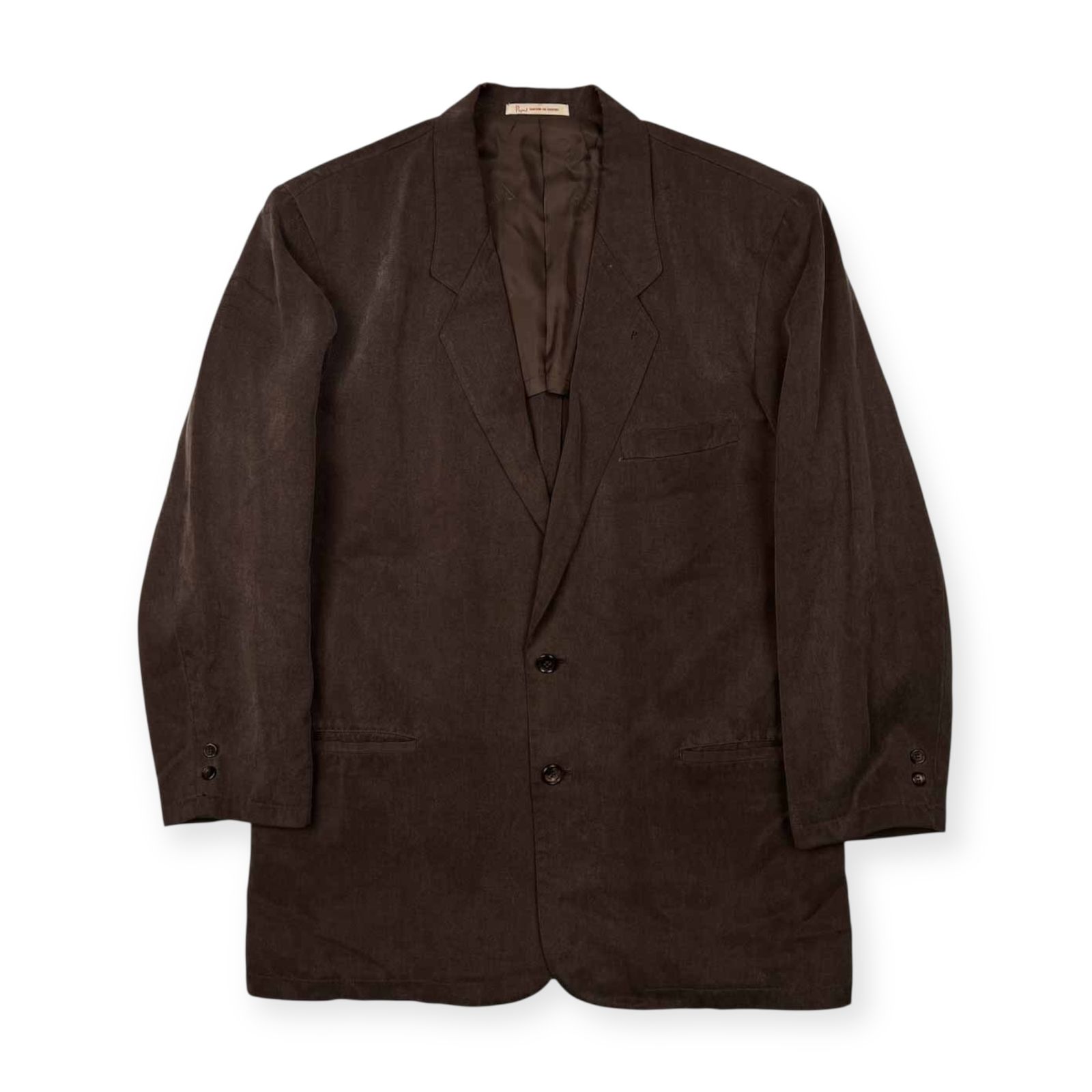 papas メンズテーラードジャケット　LLサイズ 中古・古着通販】PAPAS (パパス) テーラードジャケット ブラウン