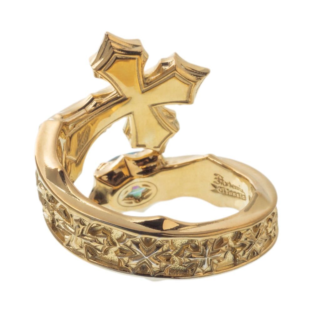 タイニーパヴェクロスリング