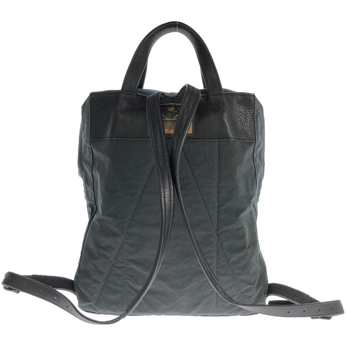 POSTALCO ポスタルコ 2WAY レザーコンビ バックパック LT Deep Green