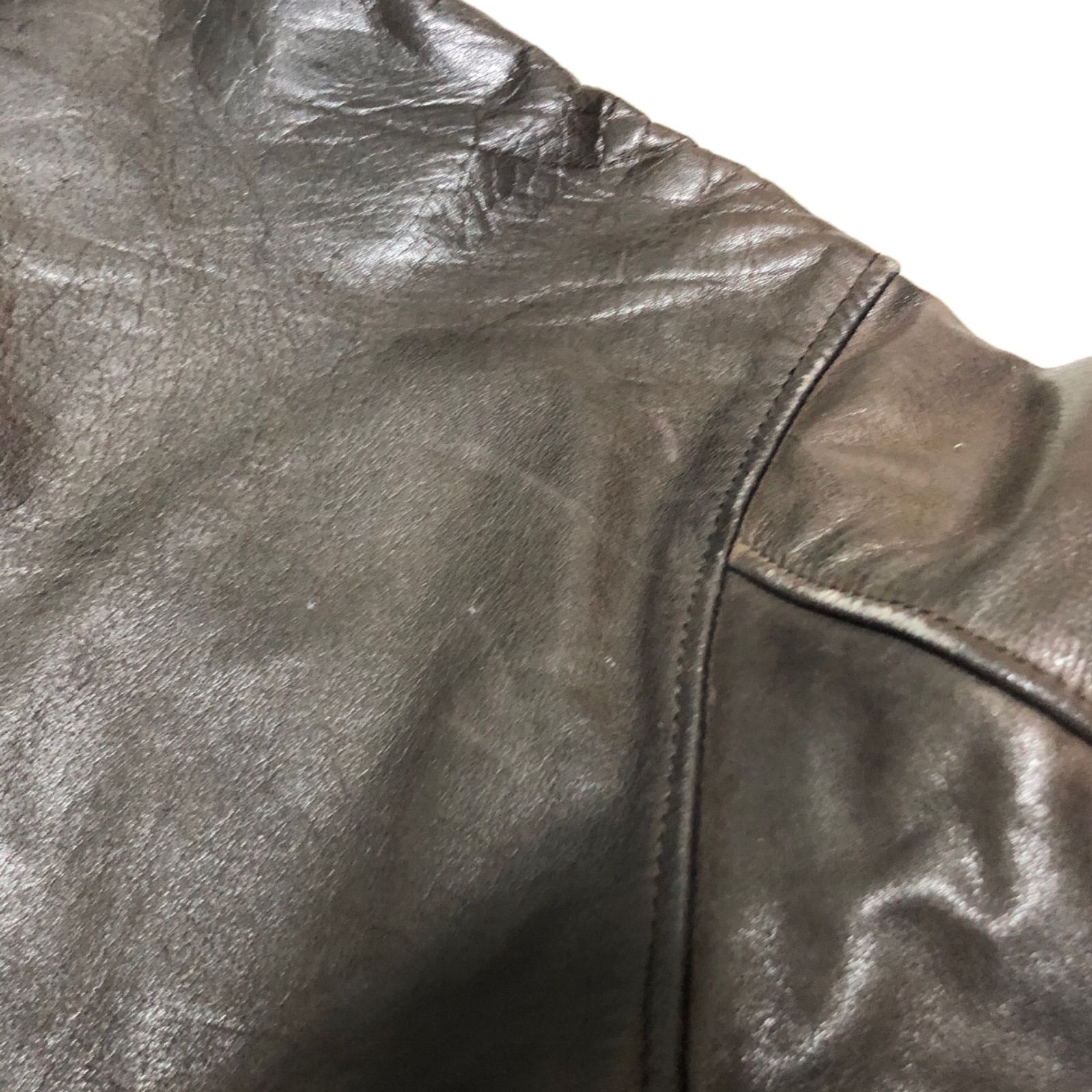 【値下】【希少】Golden Bear G1 ゴートスキン サイズ40 Golden Bear A-2 フライトジャケット USA製 革タグ ゴートスキン