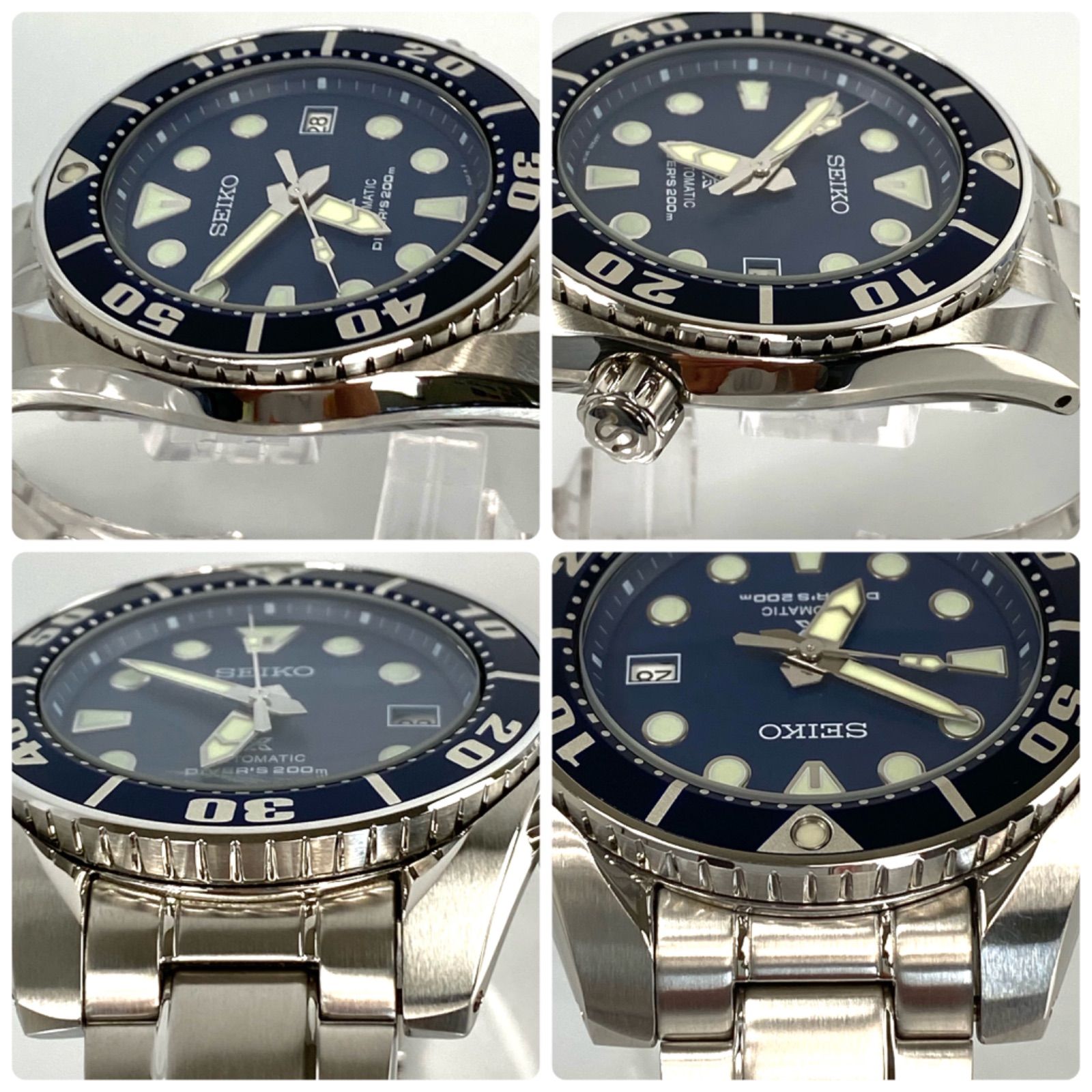 美品】セイコー プロスペックス 6R15-00G0 ダイバー 自動巻 ネイビー