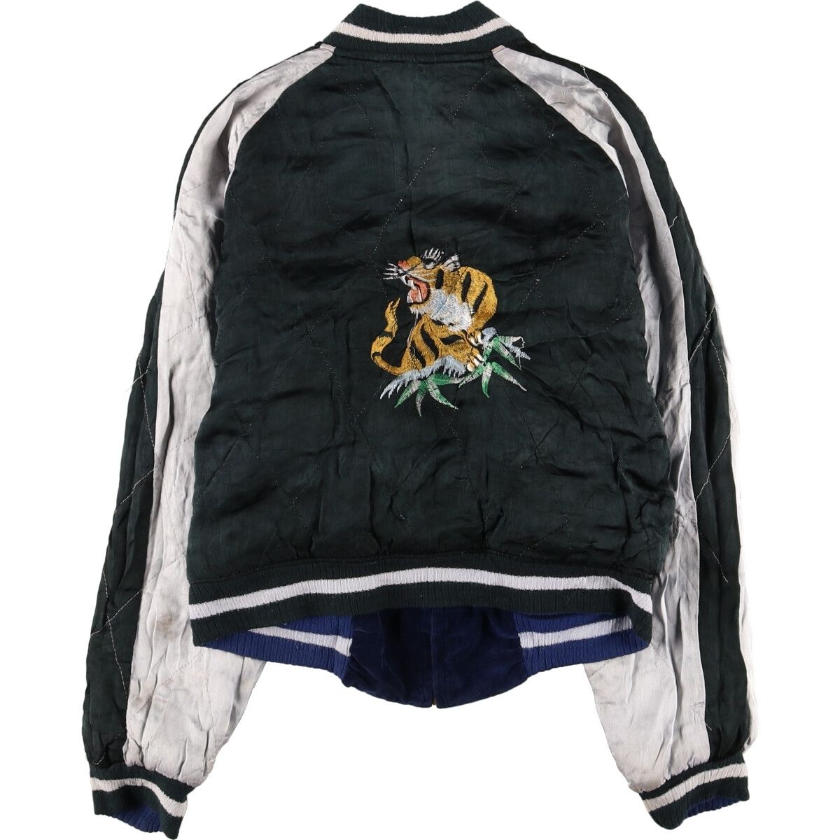 60sヴィンテージスカジャン 刺繍 リバーシブル スカジャン