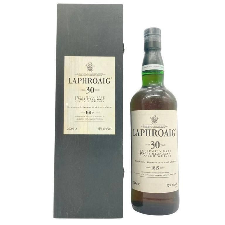 専用木箱付き ラフロイグLAPHROAIG 25年シングルモルトウイスキー 専用