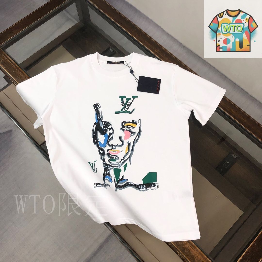 今日特価】Louis Vuitton 2025 ロゴプリント ルーズフィット