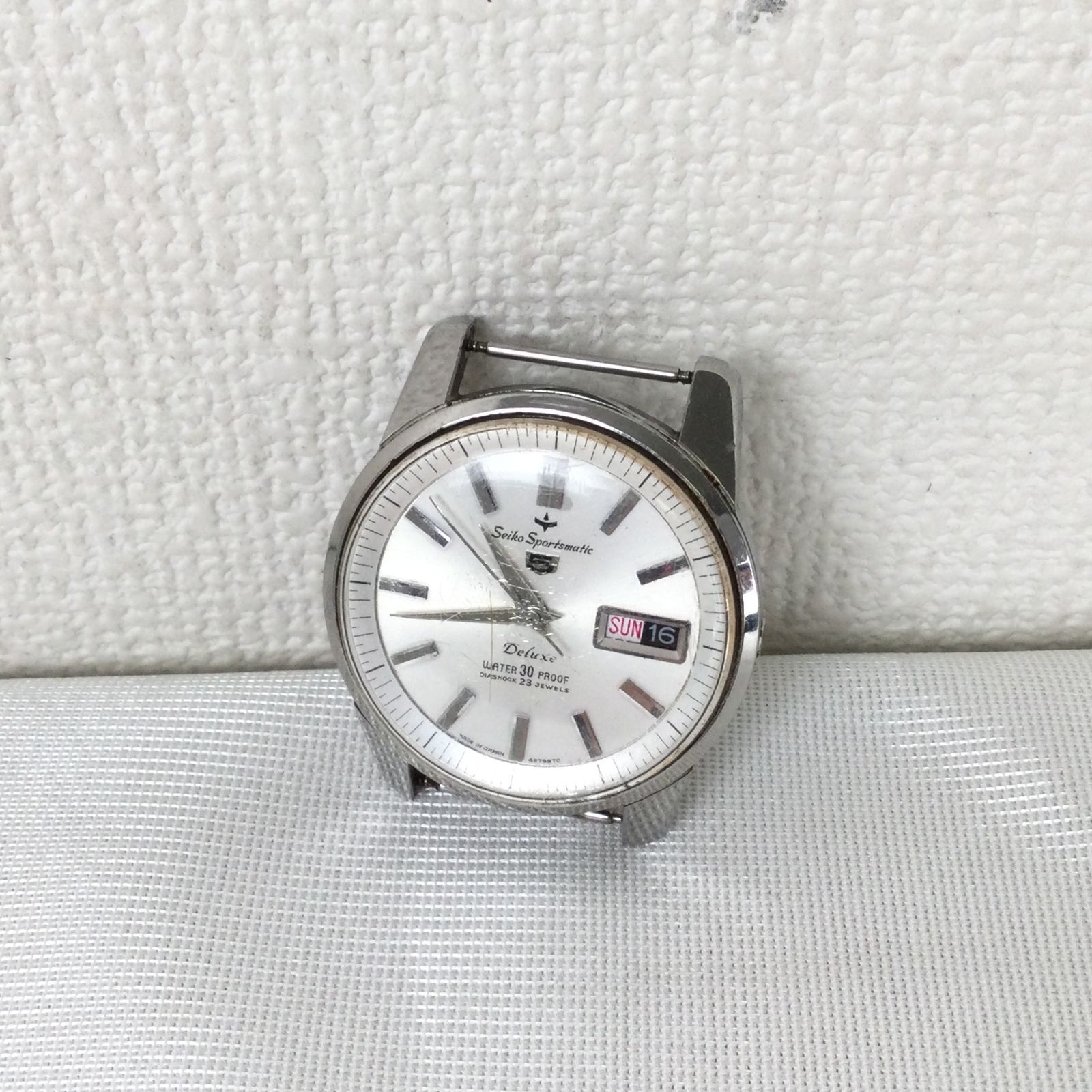 1205 SEIKO セイコースポーツマチック デラックス 7606-7971 稼動 