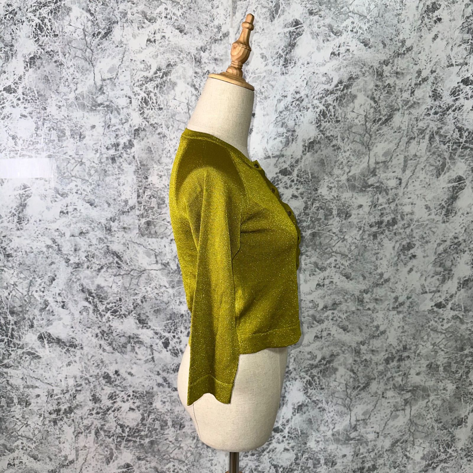 美品 Roberto collina ロベルトコリーナ カーディガン ショート丈 7部  