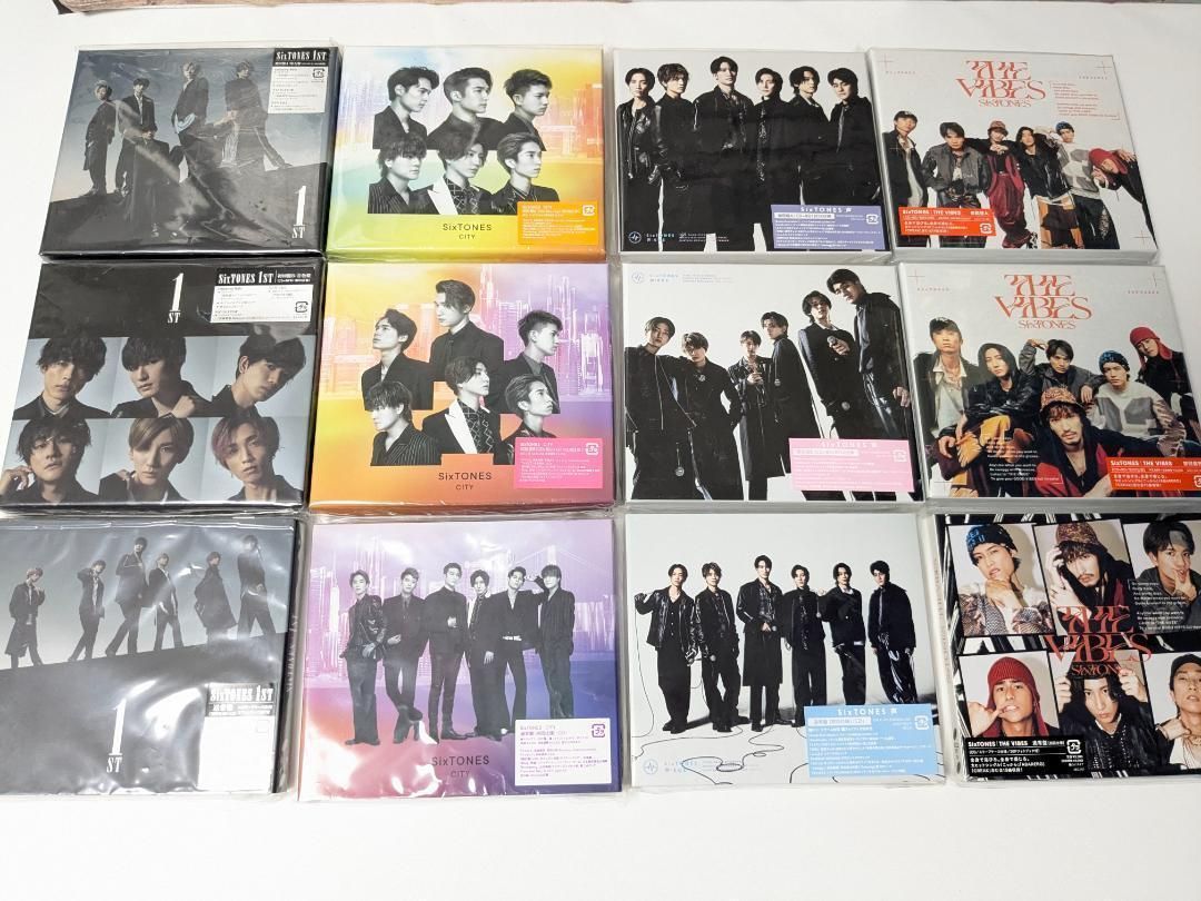 SixTONES 1st～THE VIBES アルバム 3形態 計12本セット - メルカリ