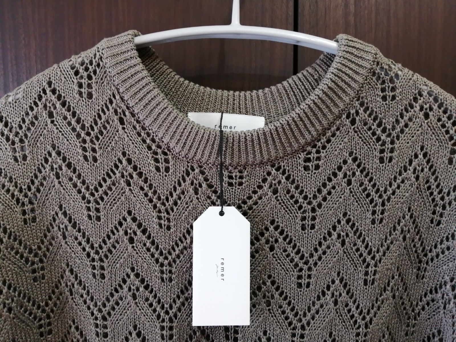 remer 透かし編み ニット size：M loose openwork over knit
