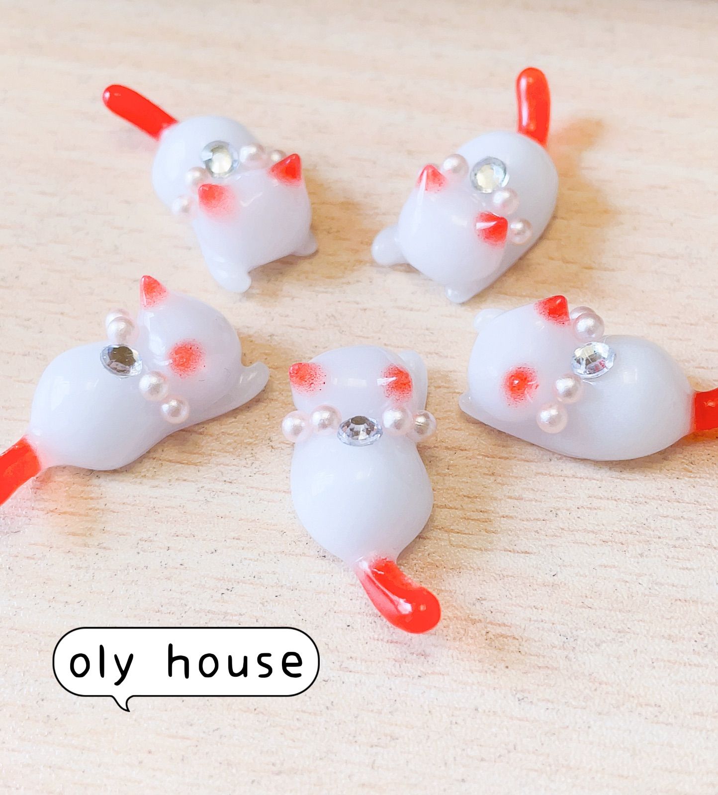 じゃれ猫シリーズ 虎猫 oly house - 各種パーツ