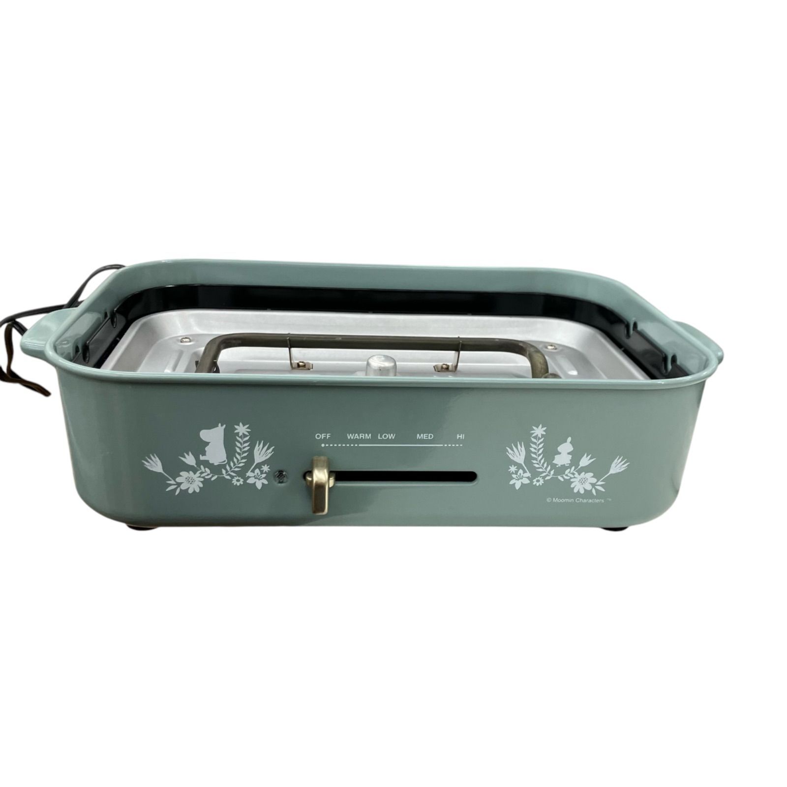 186000 現状品 BRUNO ブルーノ ムーミン コンパクト ホットプレート BOE059 グリーン