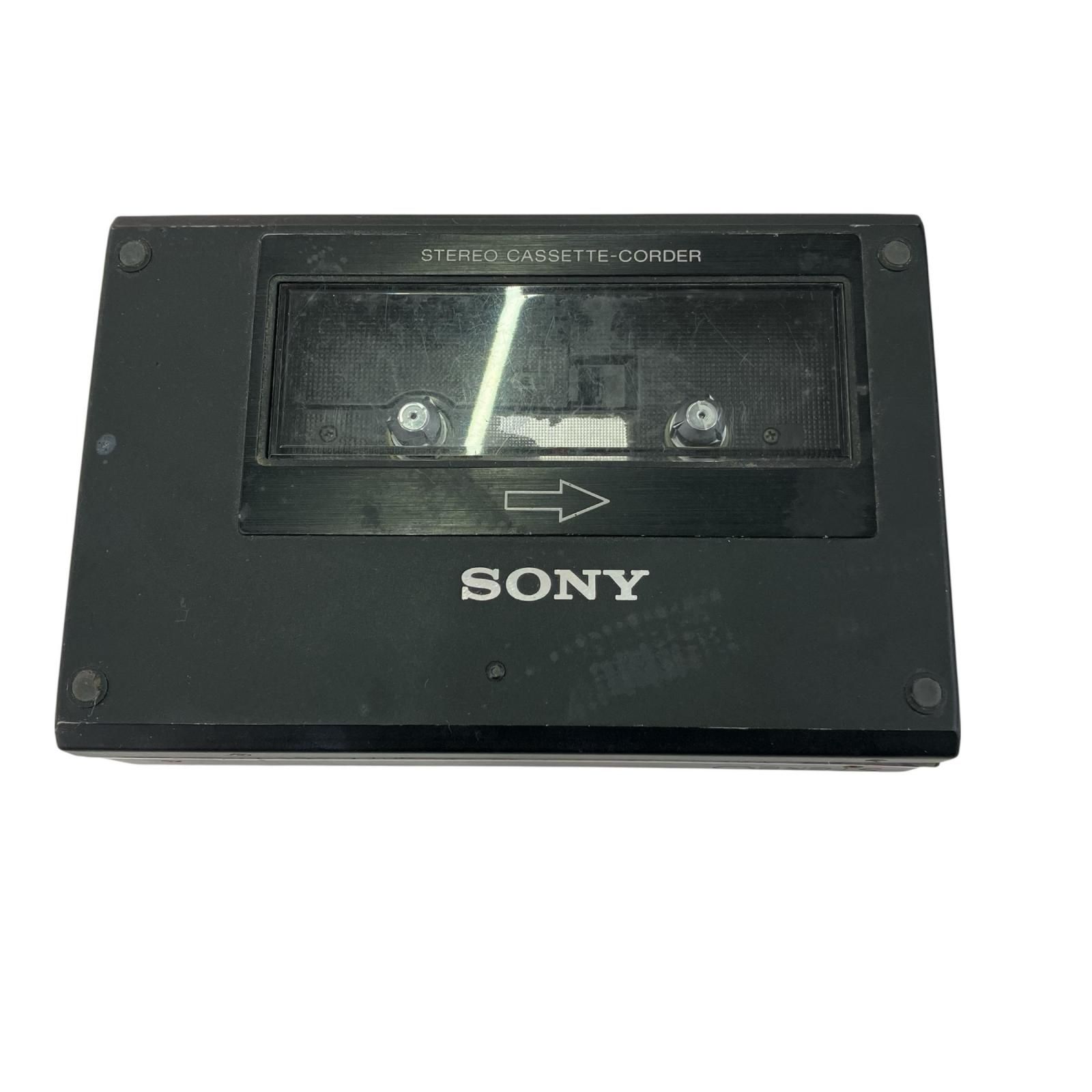 186000 ジャンク品 SONY ソニー WALKMAN PROFESSIONAL ステレオカセットレコーダー CAPSTAN SERVO AMORPHOUS HEAD WM-D3 ブラック