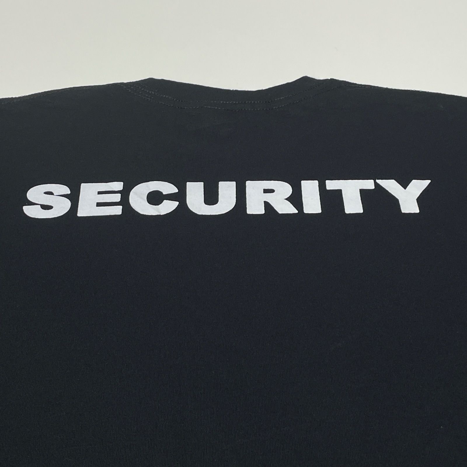 GILDAN】SECURITY 両面プリント バックロゴ ワンポイント オーバー 