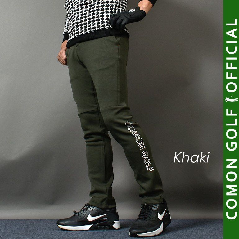 新品【COMONGOLF/コモンゴルフ】エアーポンチ素材ゴルフパンツ
