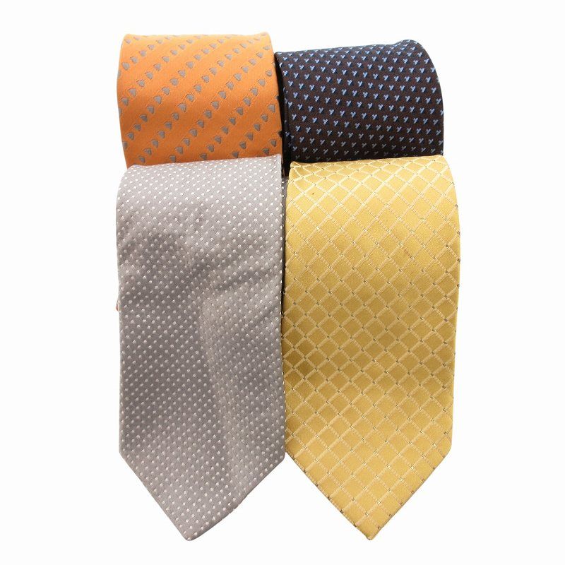 Charvet シャルべ◆総柄のネクタイ その1◆約70%OFF 新品タグ付 シャルベ Charvet ネクタイ4本セット まとめて カジュアル 総柄