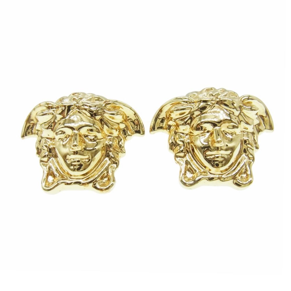 VERSACE ヴェルサーチ DG2E533 MEDUSA HEAD EARRINGS メドゥーサ ヘッド スタッド ピアス ゴールド系