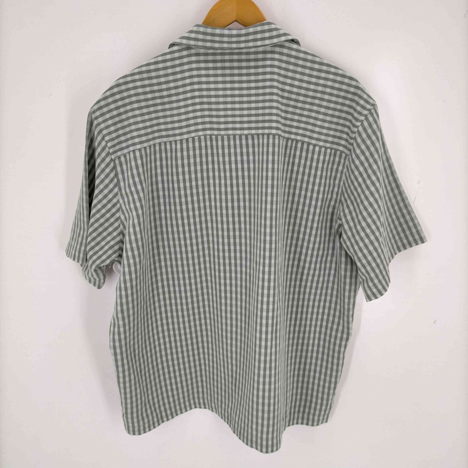 ペリーエリス PERRY ELLIS オープンカラーS/S ボックス チェックシャツ