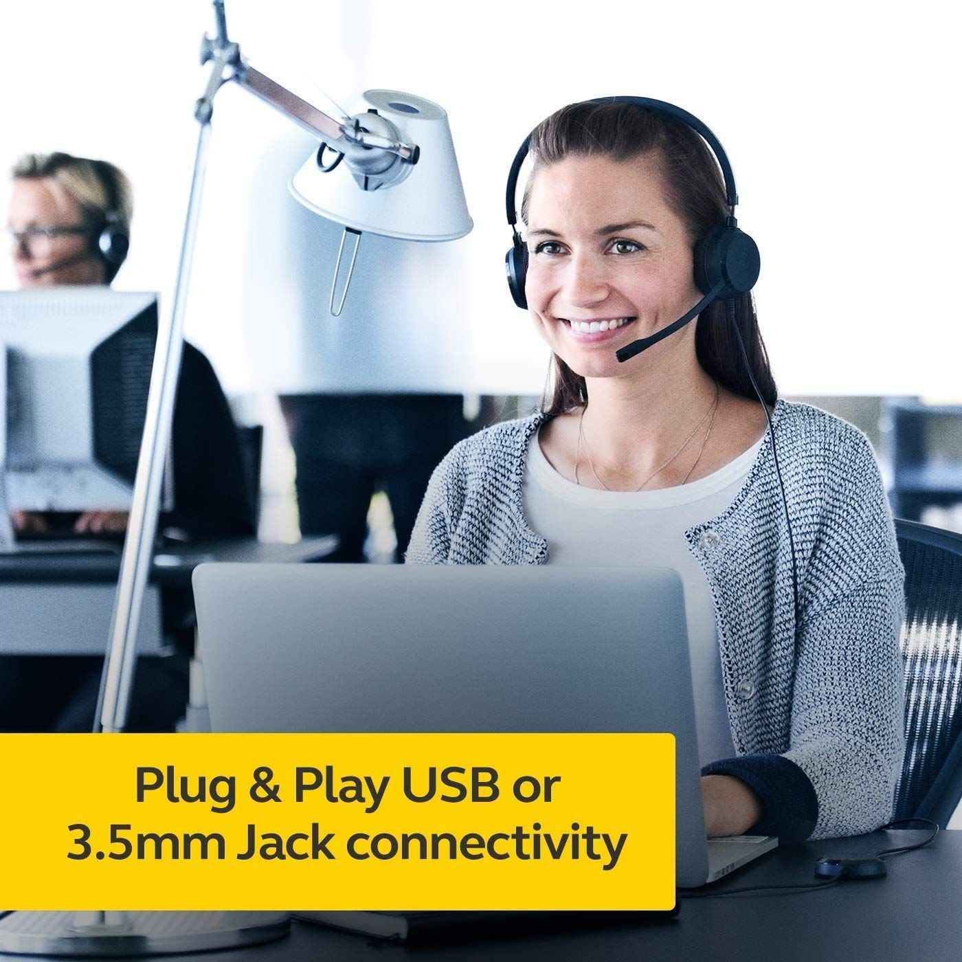 Jabra Lync認定 Microsoft レザーイヤークッション搭載 5399-823-309