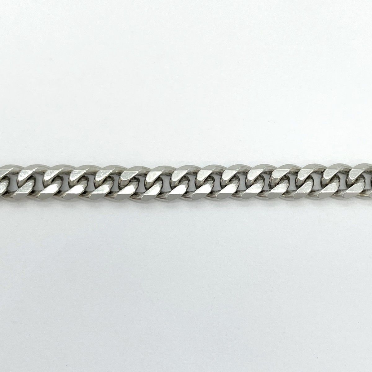 5khc063】喜平 ネックレス Pt850 プラチナ 6面 シングル 50.1cm 30.8g  