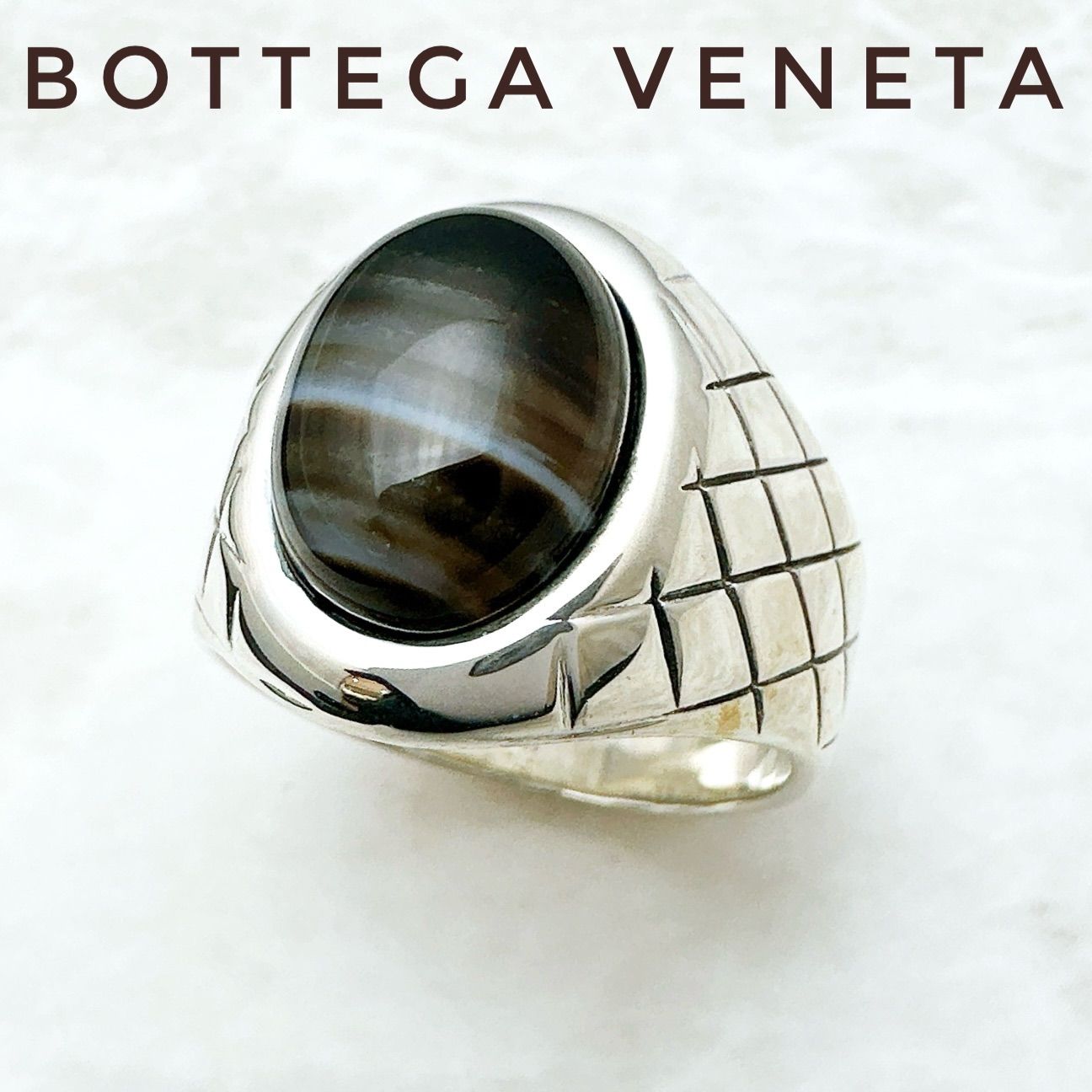 Bottega Veneta シルバーリング18～19号