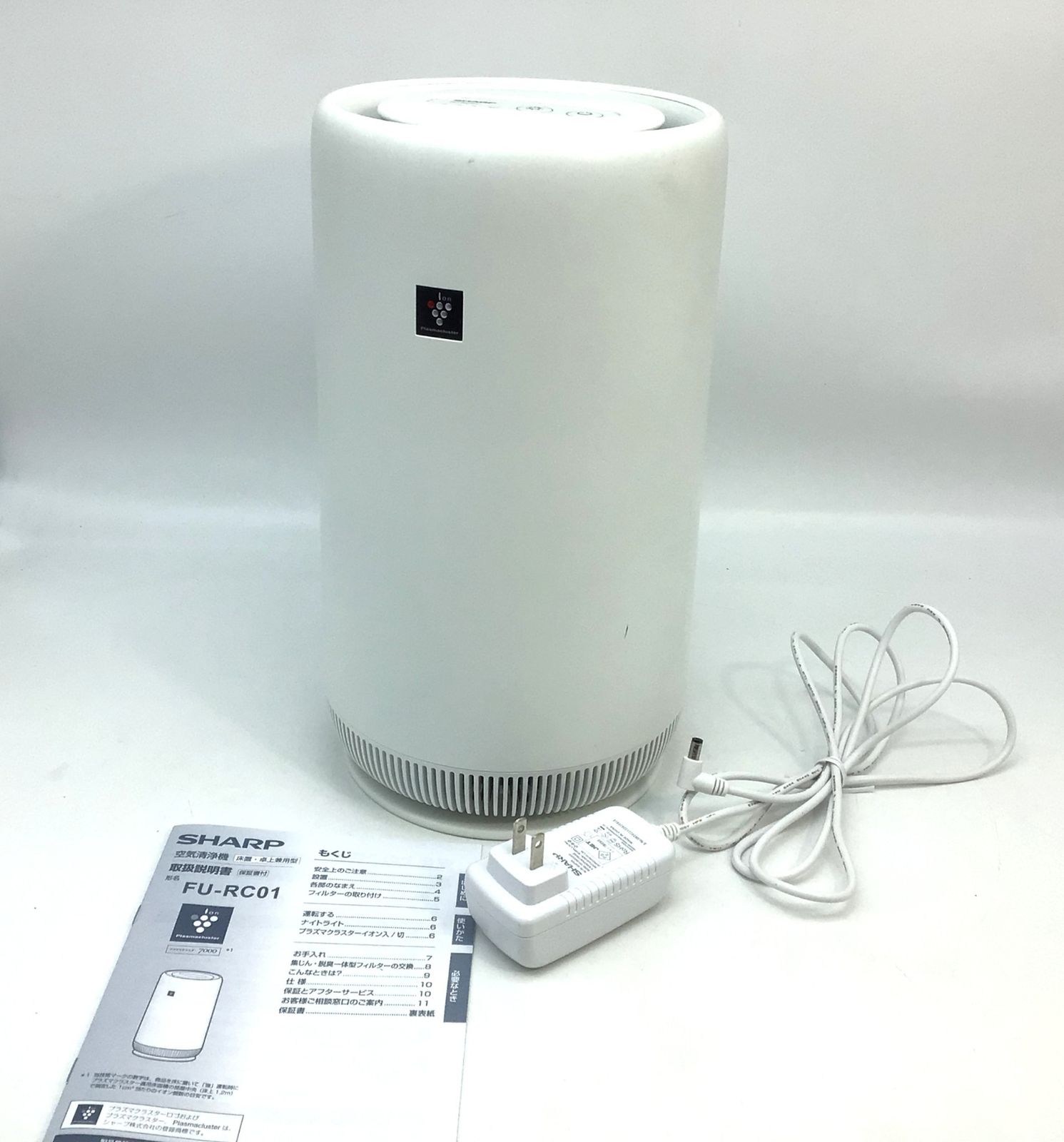 FU-RC01 | 空気清浄機：シャープ 【新古品、動作確認済み】SHARP 空気