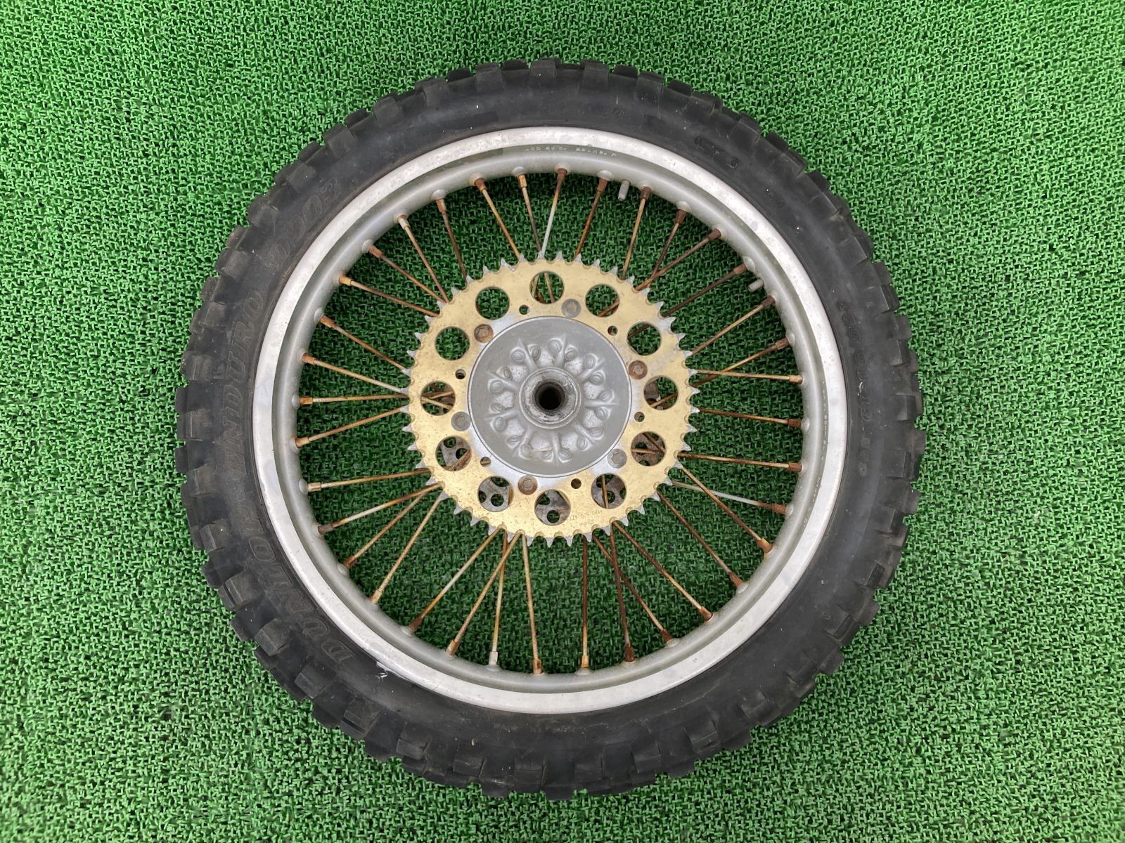 KX250F リアホイール カワサキ 純正 中古 19X1.85 ディスク レンサル製