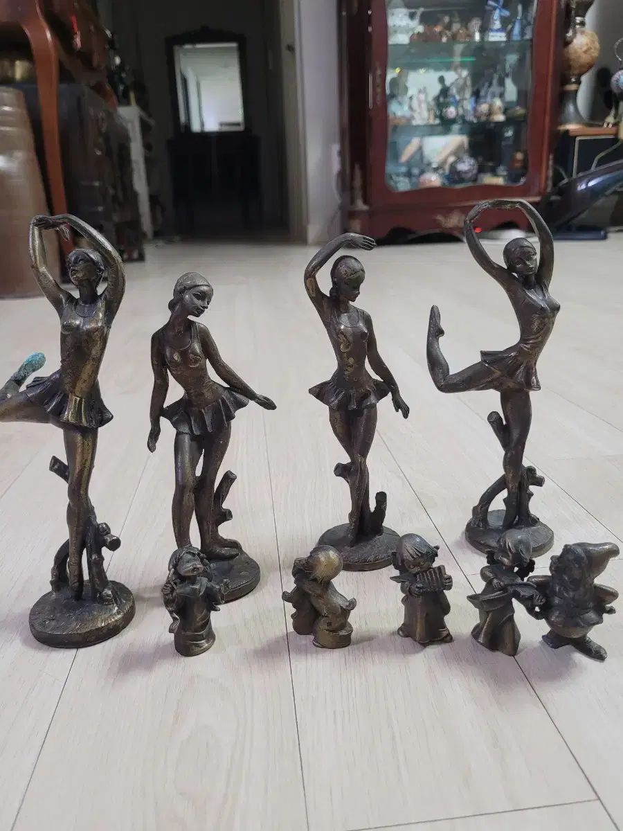 真鍮 バレリーナ & リトルエンジェル リトル エンジェル