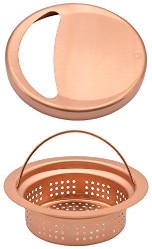 PatternName セット ガオナ これカモ シンク用 銅製のゴミカゴとフタのセット 殺菌効果 ヌメリ 臭い防止 衛生的 GA-PB028