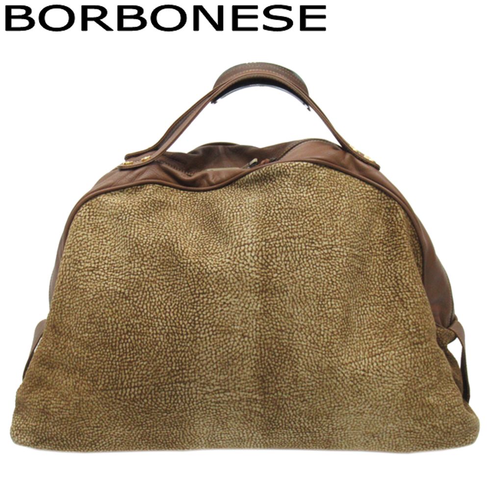 BORBONESE ボルボネーゼ ボストンバッグ 未使用品 BORBONESE ボルボネーゼ ハンドバッグ ミニボストンバッグ