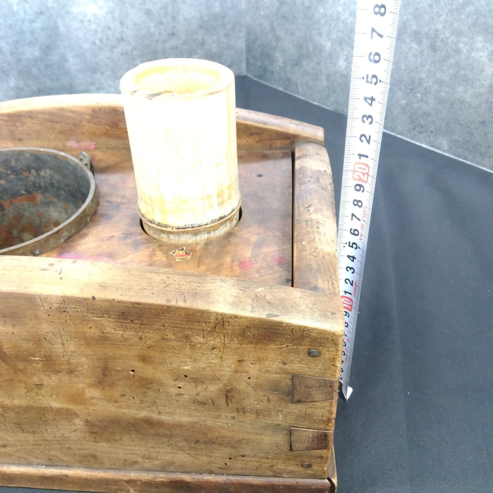 煙草盆 茶道具 アンティーク 煙草盆 鶴 松蒔絵 茶道具 タバコ盆