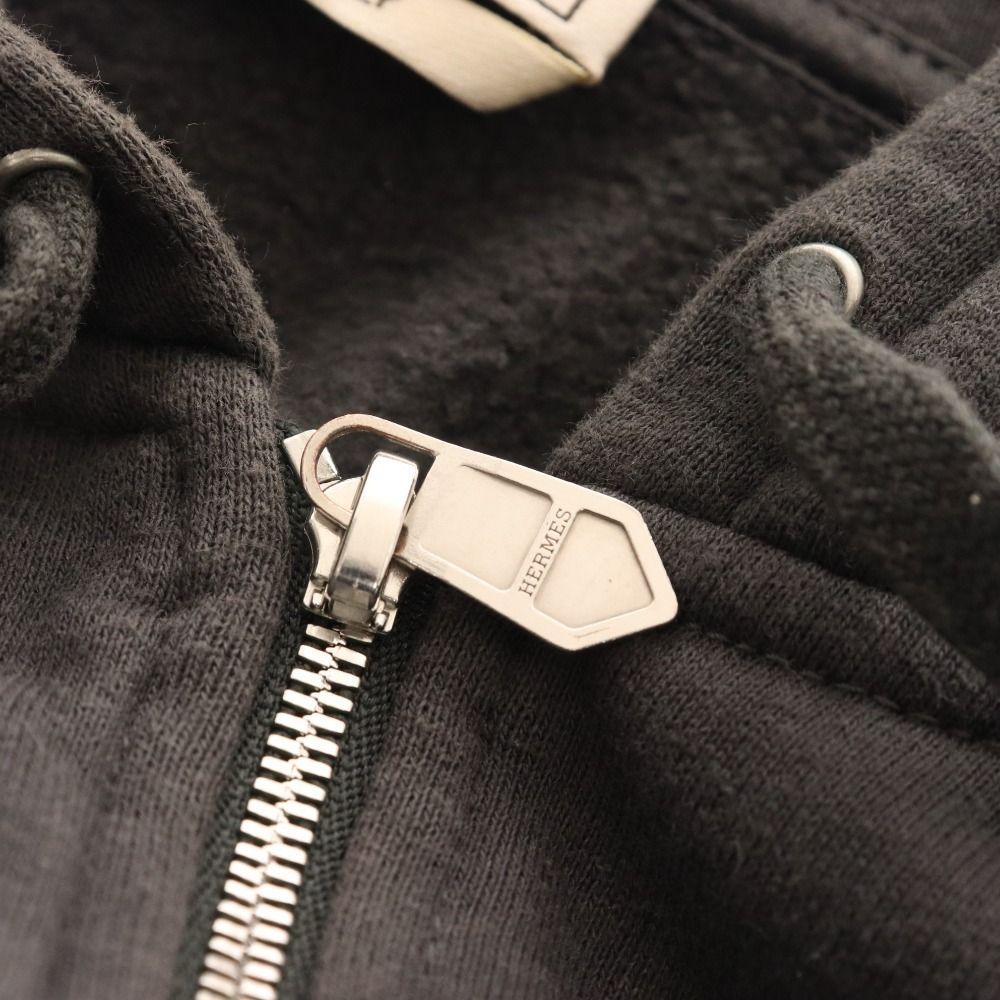 おしゃれ♪【HERMES】ストライプ ジップパーカー HERMES エルメス 衣類 ランH フーデッドジップアップパーカー