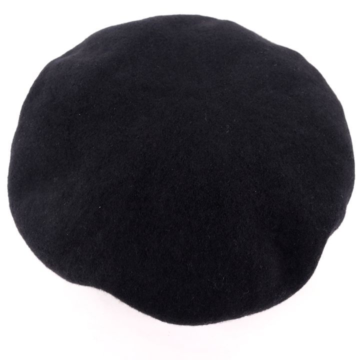ランバンオンブルー ベレー帽 ウール100％ ロゴ 日本製 ブランド 帽子 
