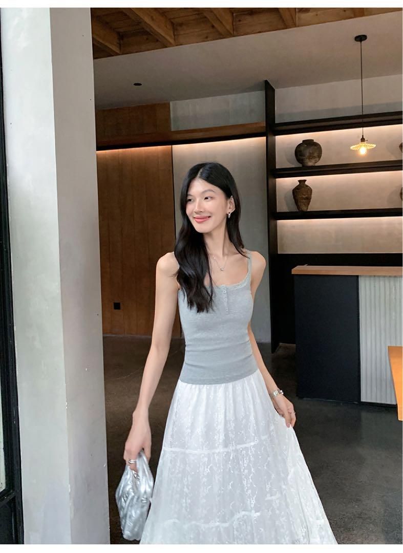 妖精可愛いメッシュケーキスカートモテ服