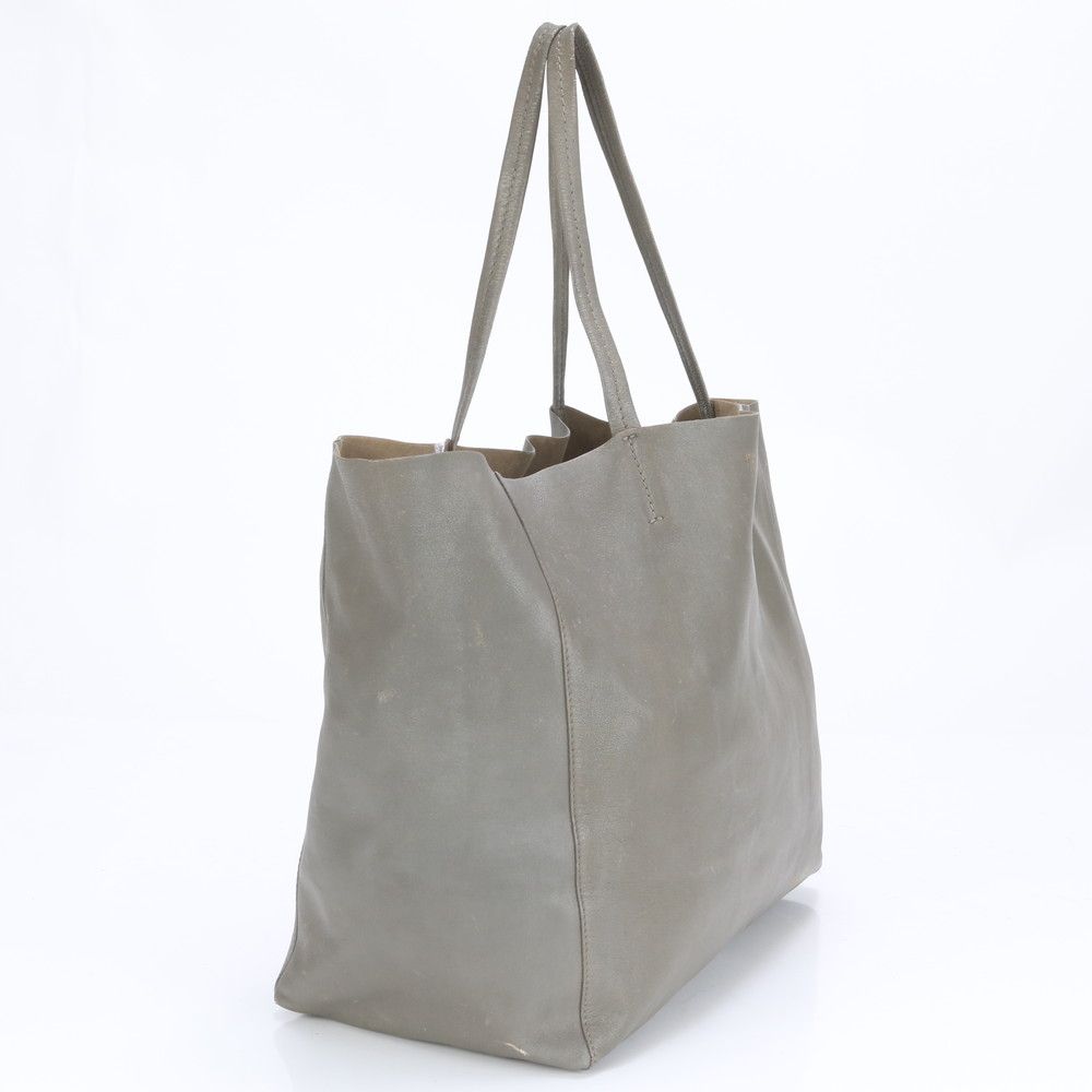 【美品 A4可】セリーヌ ホリゾンタルカバ トートバッグ レザー 黒 大容量 レア 超美品 Celine セリーヌ ホリゾンタル カバ トートバック