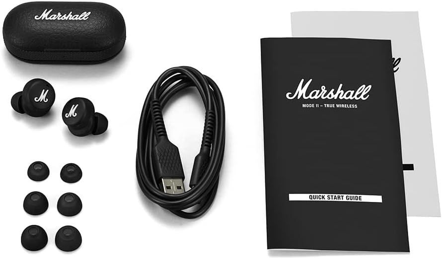 Marshall マーシャル 完全ワイヤレスイヤホン Mode II Black Marshall マーシャル 完全ワイヤレスイヤホン Mode II Black