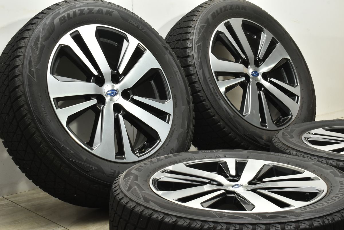 スバル BS9 レガシィアウトバック 純正 18in 7J 55 PCD114.3 ブリヂストン ブリザック DM-V2 225 60R18 クロストレック 流用