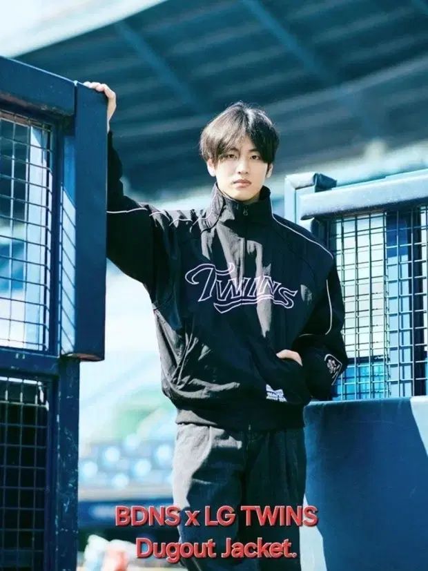 2 XL BDNS x LG TWINS DUGOUT ジャケット ブラック