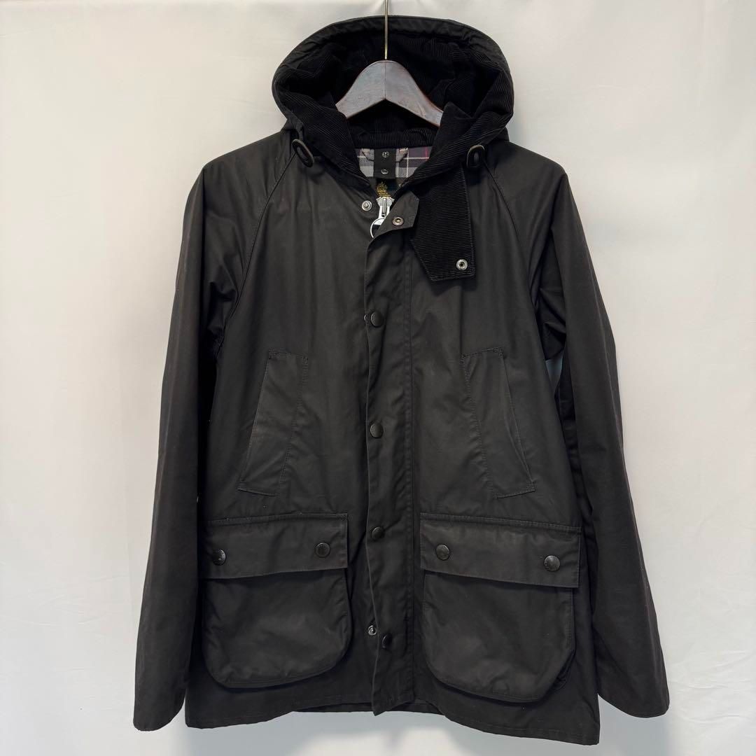 Barbourバブアー フーデッド ビデイル ジャケット ブラック