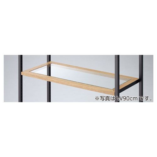 ガラス棚セット W120cmタイプ ラスティック柄ガラス棚枠  61-803-16-4 店舗什器 ディスプレー マネキン 装飾品 販促用品 ハンガー ラッピング