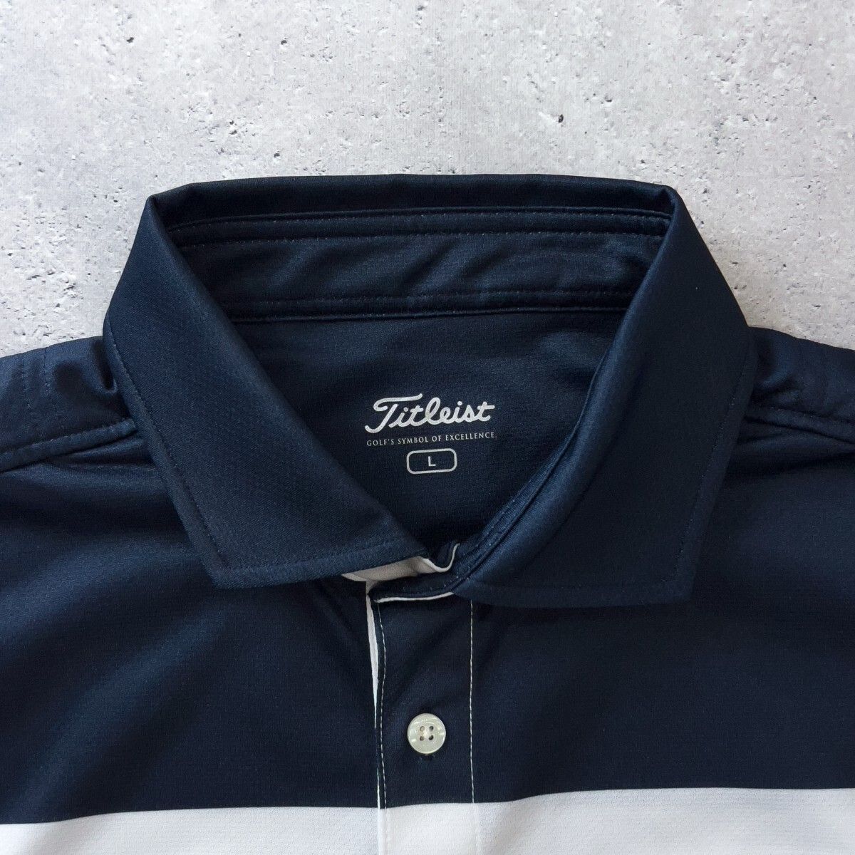 タイトリスト 吸汗速乾 ストレッチ 半袖 ポロシャツ メンズ L 白 ゴルフ 美品 Titleist タイトリスト 吸汗速乾 ストレッチ 半袖