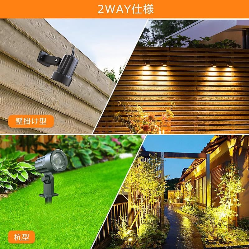 MEIKEE ソーラー ガーデンライト スポットライト電球色 昼白色 昼光色 led 屋外 分離式 光センサー 自動点灯 消灯 IP66防水 新版 3種類色温度 3段階輝度リモコン操作 3000K 4000k 6500k 400LM 庭園照明 防犯 NEXPOTALLINN_EU